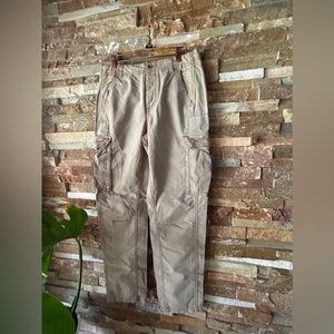 Freepeople size8 cargo khakis with multiple pockets